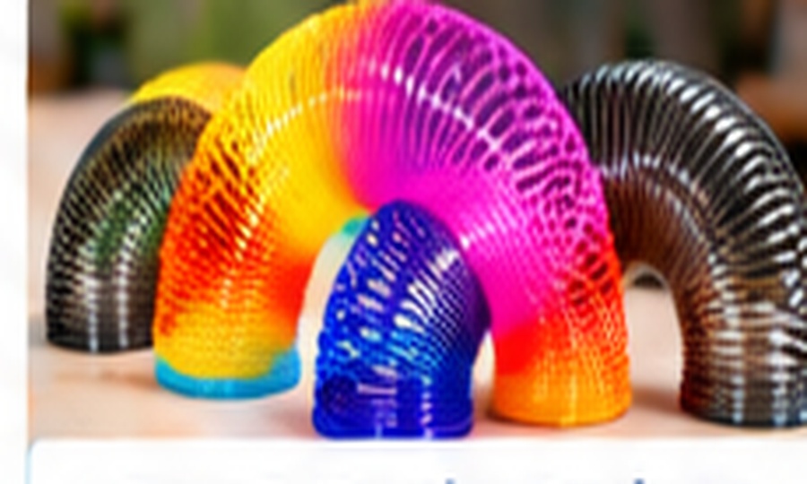 Colorful educational spring toys